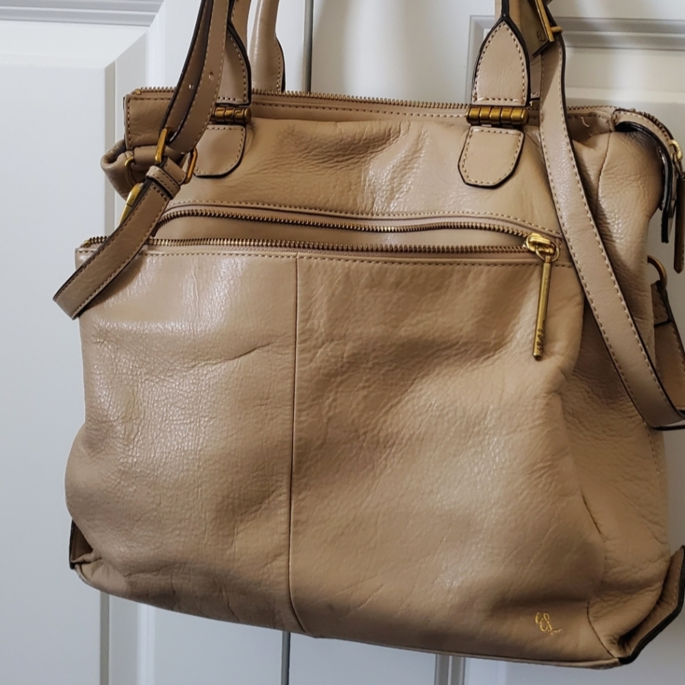 Elliott Luca leather crossbody handbag